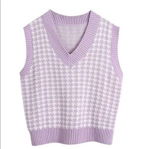 OVERSIZED V-NECK SWEATER VEST